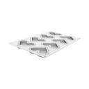 Curveflex Level Hearts 35 8 Cavities Silicone Mold with Cutter