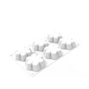 Number 6 White Hana 87 Silicone Mold