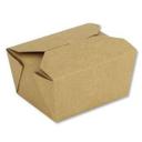 Number 1 Kraft Take Out Box