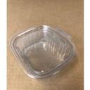 Clear Plastic Safety Lock Hinged Container