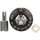 ALL221028 Black 2 in BJ Thermostat Knob Kit