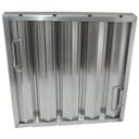 ALL262262 Aluminum Framed Baffle Type Grease Filter with Handles, 16 x 16 in