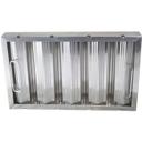 ALL263894 Aluminum Framed Baffle Type Grease Filter with Handles, 12 x 16 in