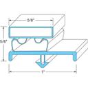 BEV703-963D-05 4-Sided Magnetic Door Gasket, 22 x 24 in