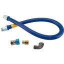 DOR1675BPQ48 3/4 in MPT Blue Hose Gas Connector Kit, 48 in