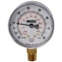 GROZ084208 30 VAC-60 PSI Dual Scale Vacuum / Pressure Gauge