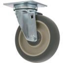 HOB00-497001-00001 Grey Swivel Plate Mount Caster, 5 in Width