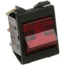 HOB00-824226-00002 On/Off Red Lighted Rocker Switch