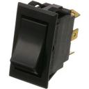 IMP1127 Black ON-ON Rocker Fan Switch fits 7/8 x 1-1/2 in Hole
