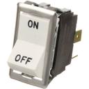STA2E-Y6797 SPST On/Off White Rocker Switch