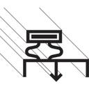 TKL511500 3 Sided Door Gasket, 35 x 81 in