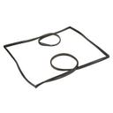 TRU810802 Black Rubber Type R Door Gasket, 24 5/8 X 54 1/8 in