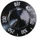 OFF 400-200 Black Tstat Dial with White Numbers for Middleby Marshall Part Number 1182156