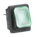 Green Lighted Rocker Switch for Prince Castle Part Number 78-233S