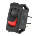 Red / Black SPST Terminals ON/OFF Rocker Switch Fits 9/16 x 1 1/8 inch Hole for Star Manufacturing Part Number DD-46947
