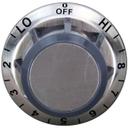 OFF-HI-8-2 Grey and Silver Tstat Dial for Wells Part Number 60498