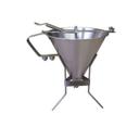 Stainless Steel Automatic Piston Funnel 14.9 x 9.4 x 6.5 in