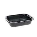 CPET Black Rectangle Tray
