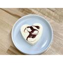 Chocolate Swirl Cheesecake Heart