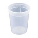 DELItainer 32 oz PP Container and LLDPE Lid