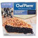 10 inch Unbaked Blueberry Crunch Pie