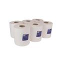 M2 Centerfeed 1-Ply White Paper Towel Roll