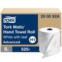 White Advanced Matic 2-Ply Hand Towel Roll