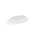 Clear PET Dome Lid for 22 oz Oval Recyclable Fibre Tray