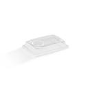 Clear PET Lid for Small Rectangular Fibre Recyclable Sushi Tray