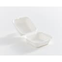 Bagasse Fibre Compostable Hinged Clamshell Container