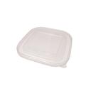 Forest Collection Polypropylene Lid for 32-44 oz Rectangular Recyclable Bamboo Bowls