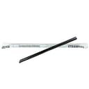9.5 in x 12 mm Black Biodegradable Wrapped Colossal Boba Straw