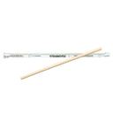 8.5 in x 8 mm Natural Biodegradable Paper Wrapped Smoothie Straw