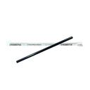 7.75 in x 6 mm Black Biodegradable Paper Wrapped Jumbo Straw