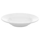 White Porcelain Rimmed Soup Plate