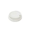 White Dome Lid for 8 oz Hot Cup