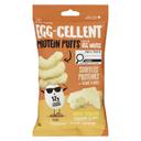 Sharp and Creamy White Cheddar Egg-Cellent Protein Puffs