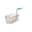 IMP2035 Half Size Fryer Basket with Blue Handle, 13-1/4 x 6-5/8 x 6 in