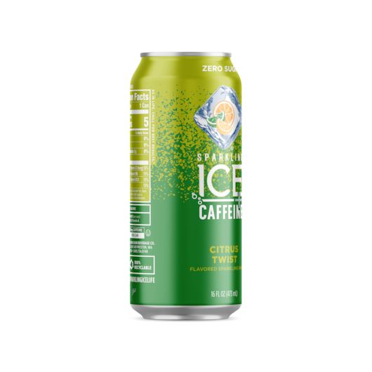Sparkling Ice Plus Caffeine Citrus Twist, 16 Fluid Ounces, -- 12 Per Case