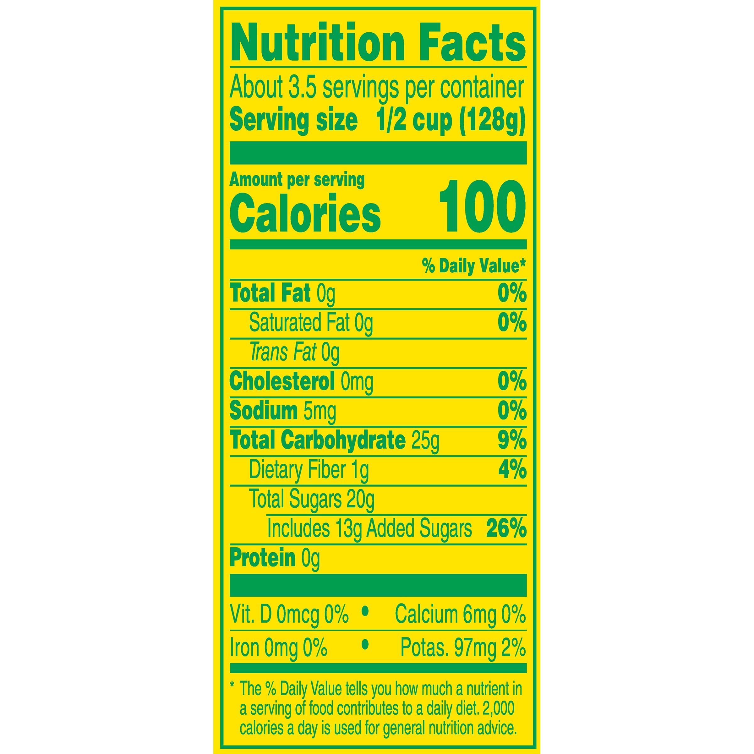 Del Monte Yellow Cling Peach Halves In Heavy Syrup, 0.95 Ounce -- 12 Per Case