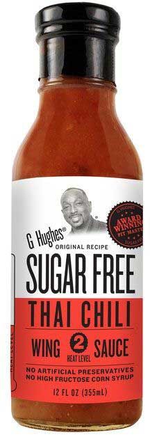 G Hughes Sugar Free Thai Chili Wing Sauce, 12 Ounce -- 6 Per Case