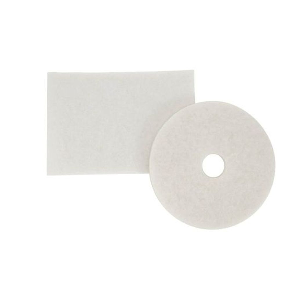 Niagara White Polishing Pad, 17 Inch -- 5 Per Case