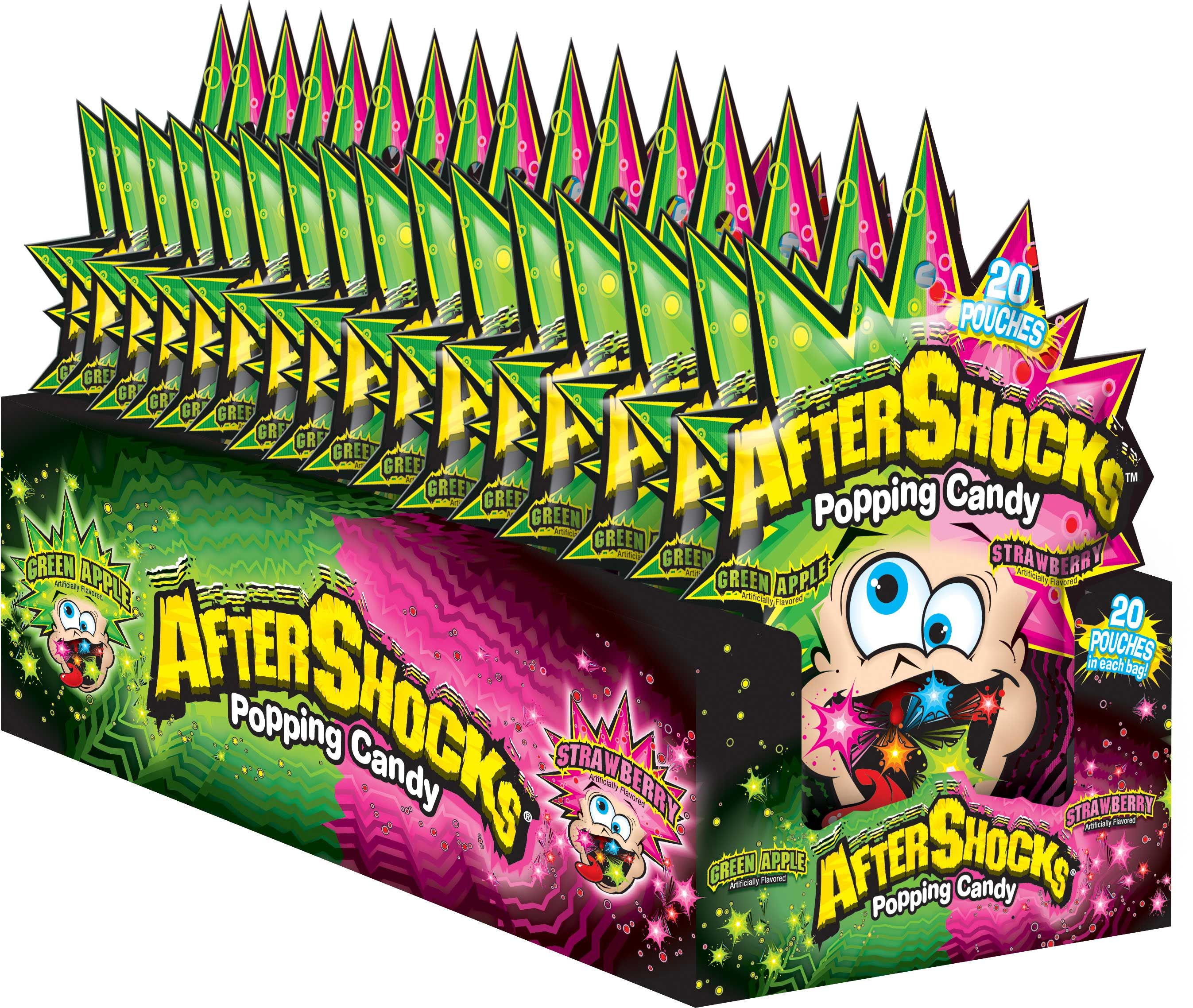 Aftershocks Popping Candy, 1.06 Ounce -- 32 Per Case