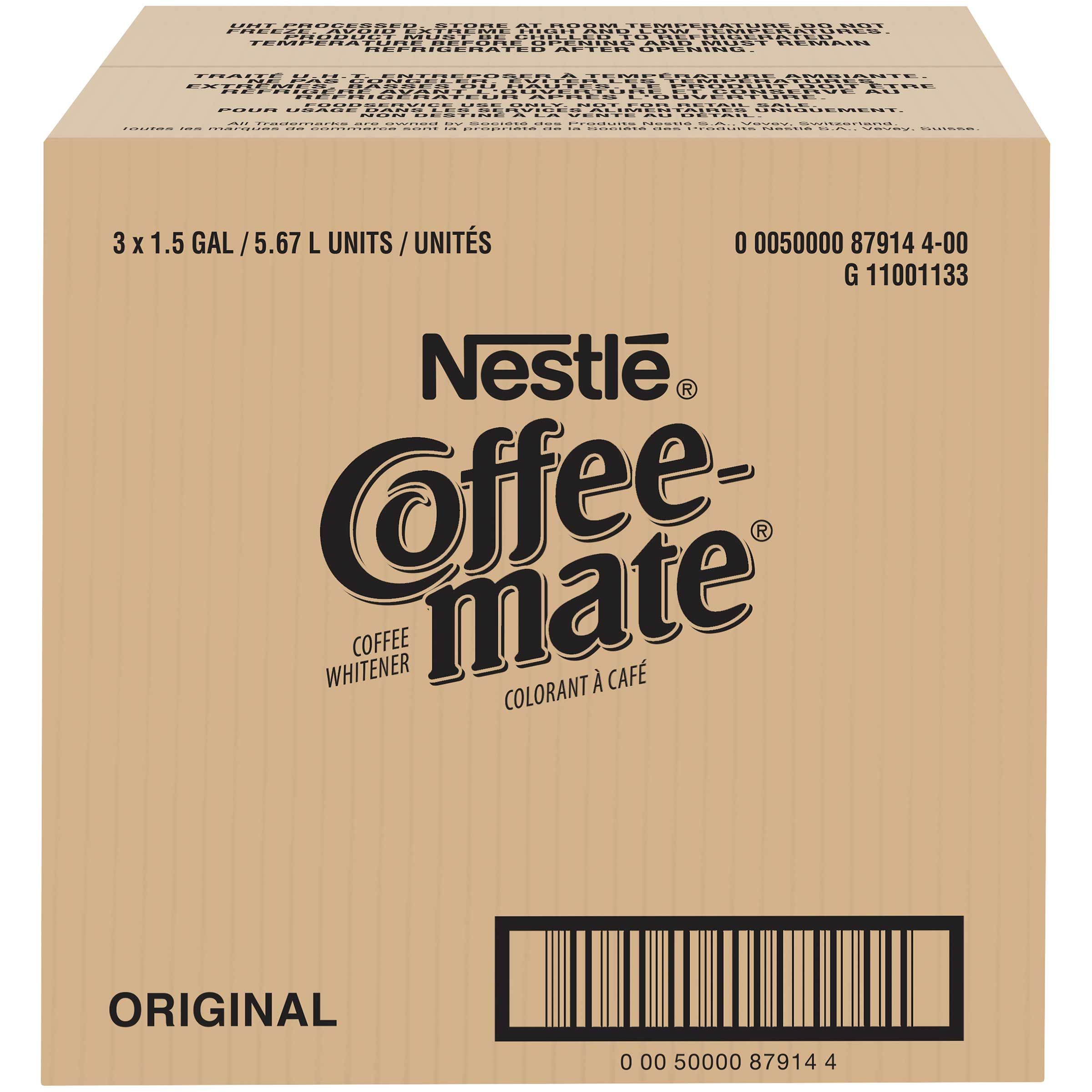 Coffee-mate Original Liquid Bulk Creamer, 192 Ounce -- 3 Per Case
