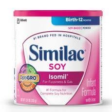 Similac Soy Isomil Early Shield Powder Infant Formula, 12.9 Ounce -- 6 Per Case