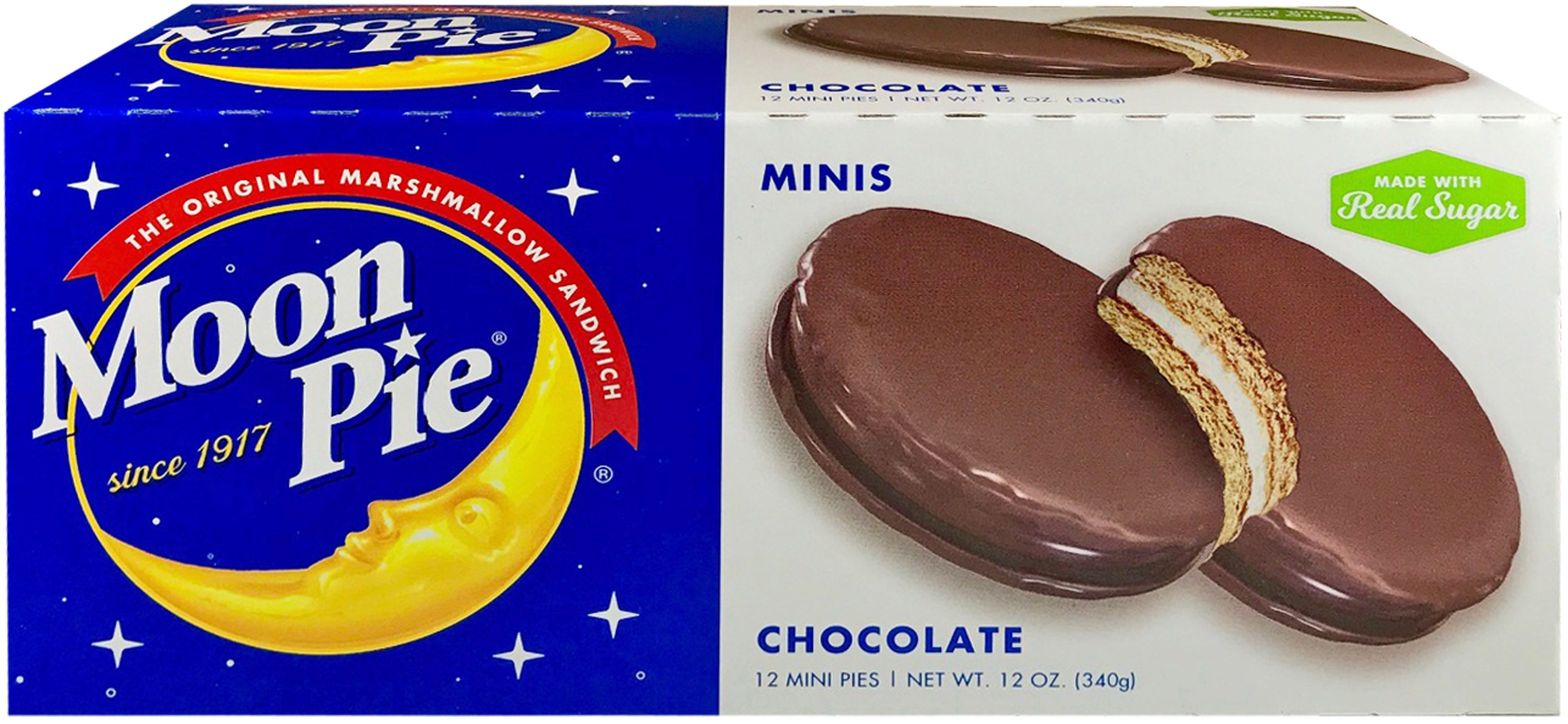 Moonpie, 12 Ounce Chocolate Marshmallow Sandwich, 12 Count -- 8 Per Case