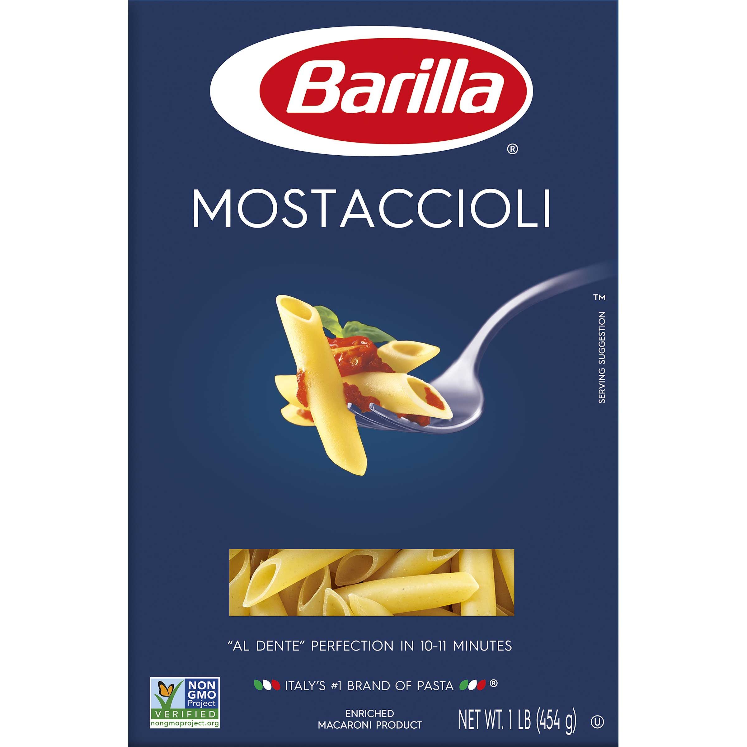 Barilla Mostaccioli Pasta, 16 Ounce -- 12 Per Case