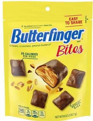 Nestle Butterfinger Bites, Stand Up Bag, 8 Ounce -- 12 Per Case
