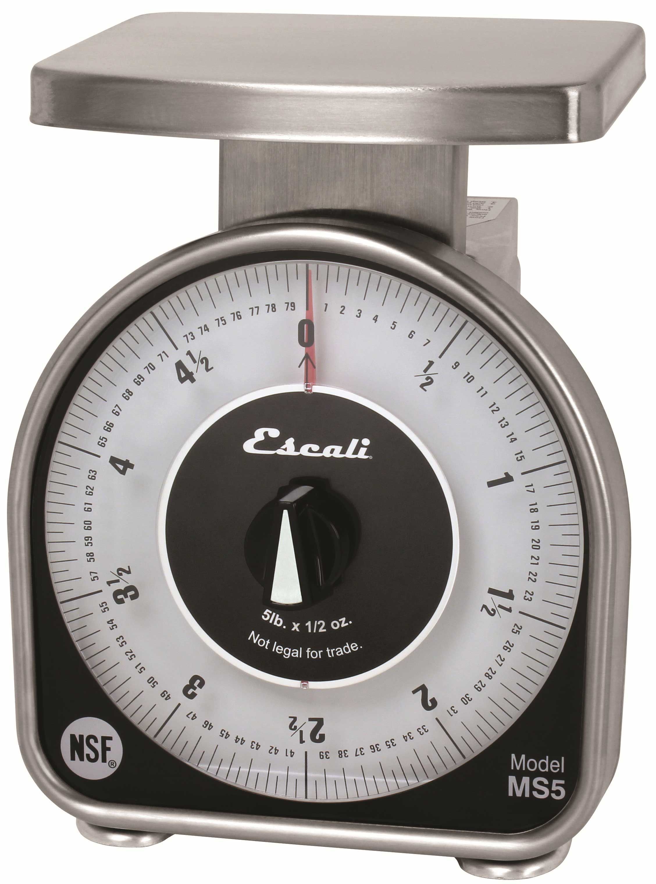 San Jamar Mechanical Dial Scale, 5 Pound