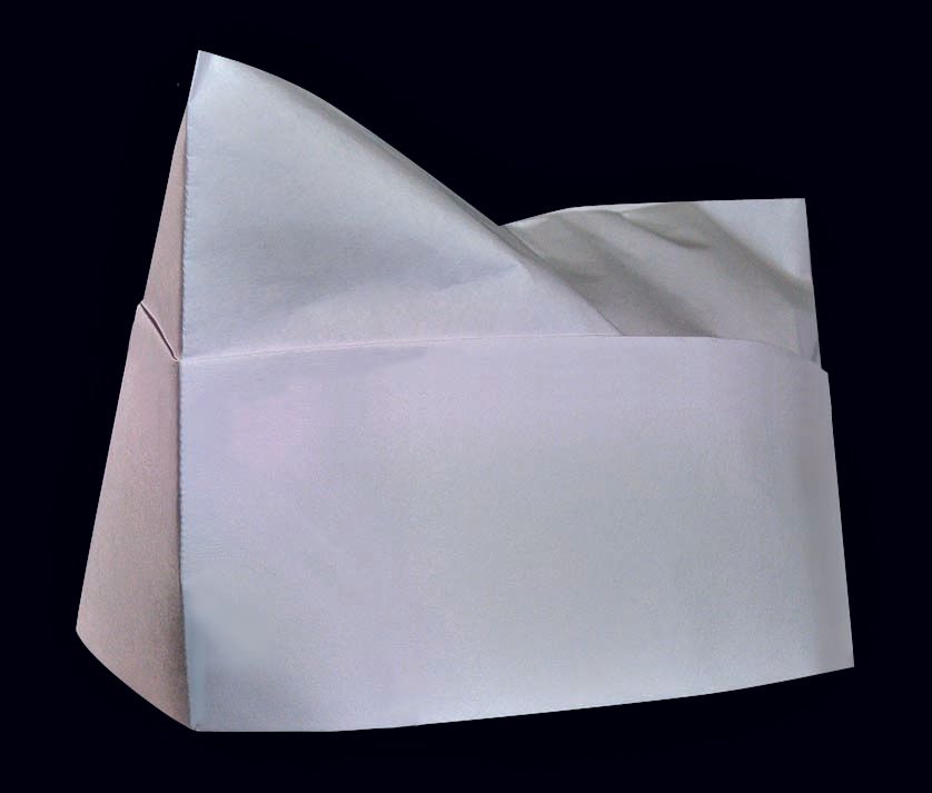 Cellucap White Crown Overseas Cap, 100 Count -- 10 Per Case